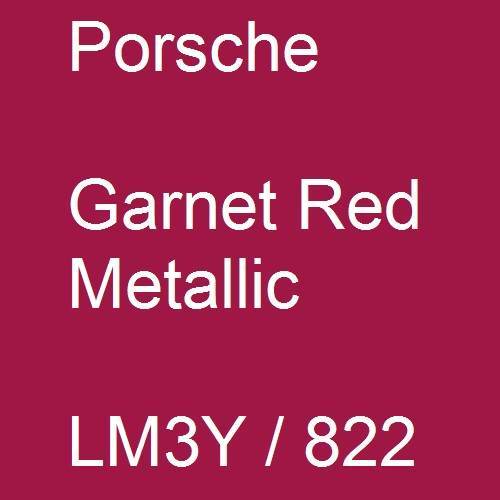 Porsche, Garnet Red Metallic, LM3Y / 822.